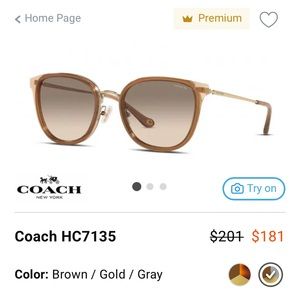 Women’s Coach Sunglasses HC7135